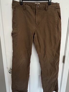Weatherproof Vintage Relaxed Fit Cargo Pants Men’s 36x30 Brown Stretch Utility
